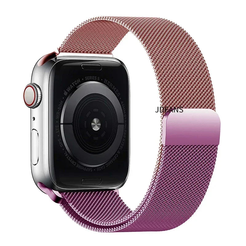 Milanese Loop for Apple Watch band 10 46mm 45mm 44mm 40mm 41mm 42mm 38mm 44mm band Ultra 2 49mm Apple Watch Series 9 8 7 6 SE 5 4 3