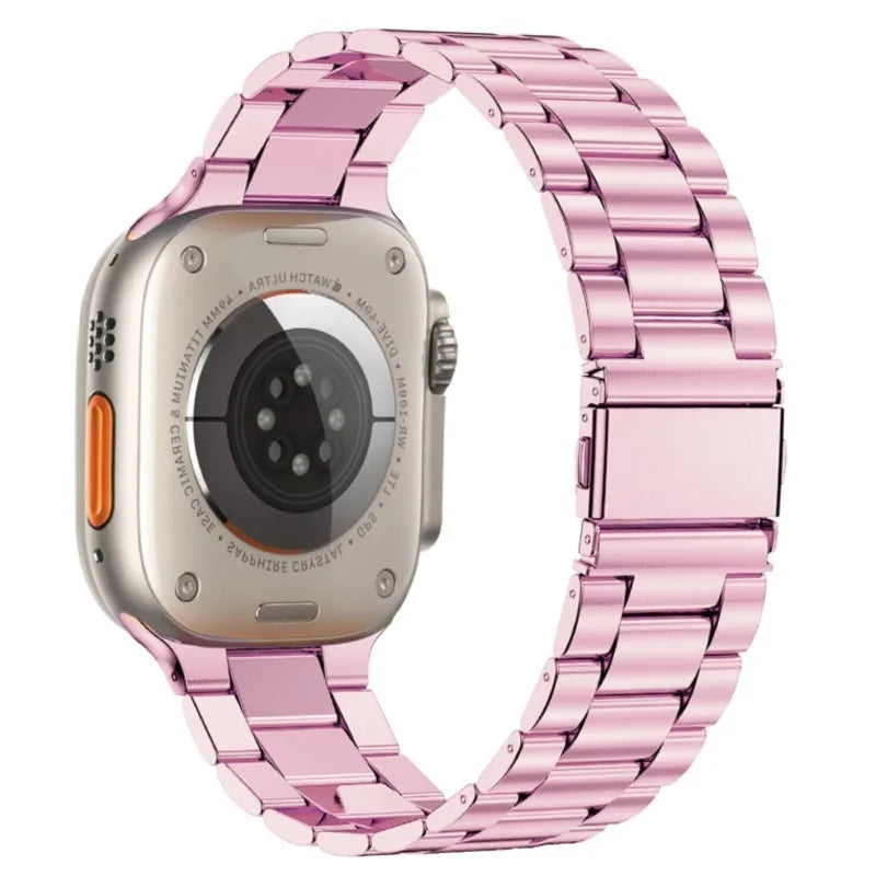 Metal band For Apple Watch Ultra 49mm 8 7 45mm 41mm 42mm 44mm stainless steel smart watch wristband Apple Watch 6 5 4 3 SE 38mm 40mm