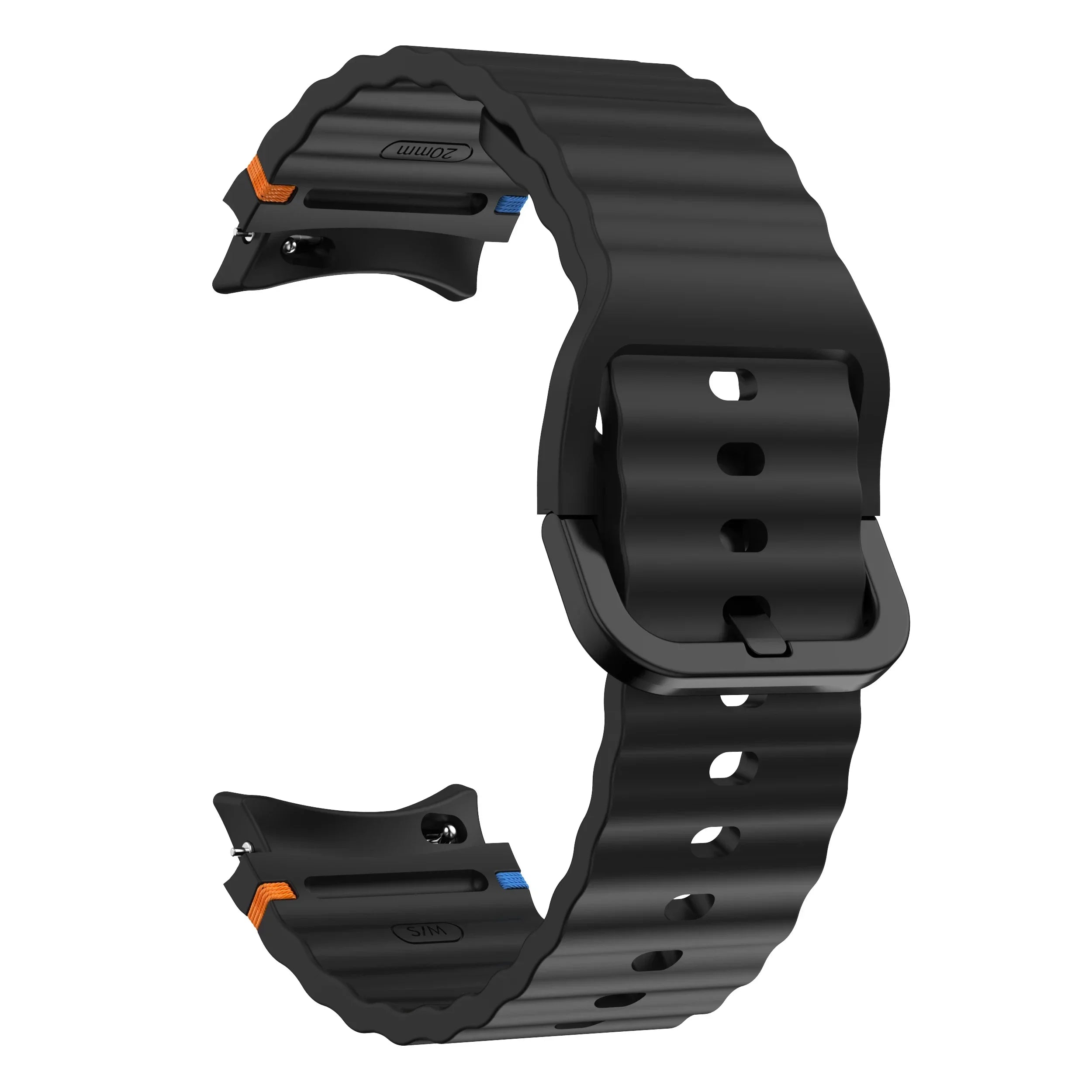 Original Silicone Strap for Samsung Galaxy Watch 7 6 5 4 40mm 44mm 5Pro 45mm Bracelet for Galaxy Watch 4 6Classic 43mm 47mm Band