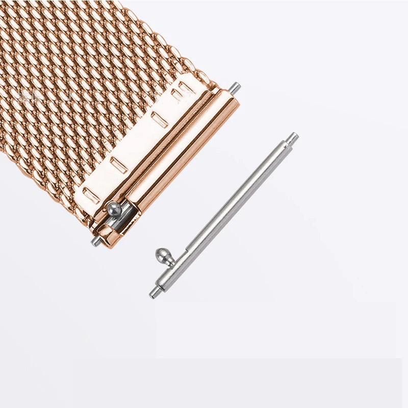 20mm Watch Band for Samsung Galaxy Active 1 2 40mm 44mm/Gear Sport Correa Black For Galaxy Watch SM-R810 42mm Metal Watch Strap