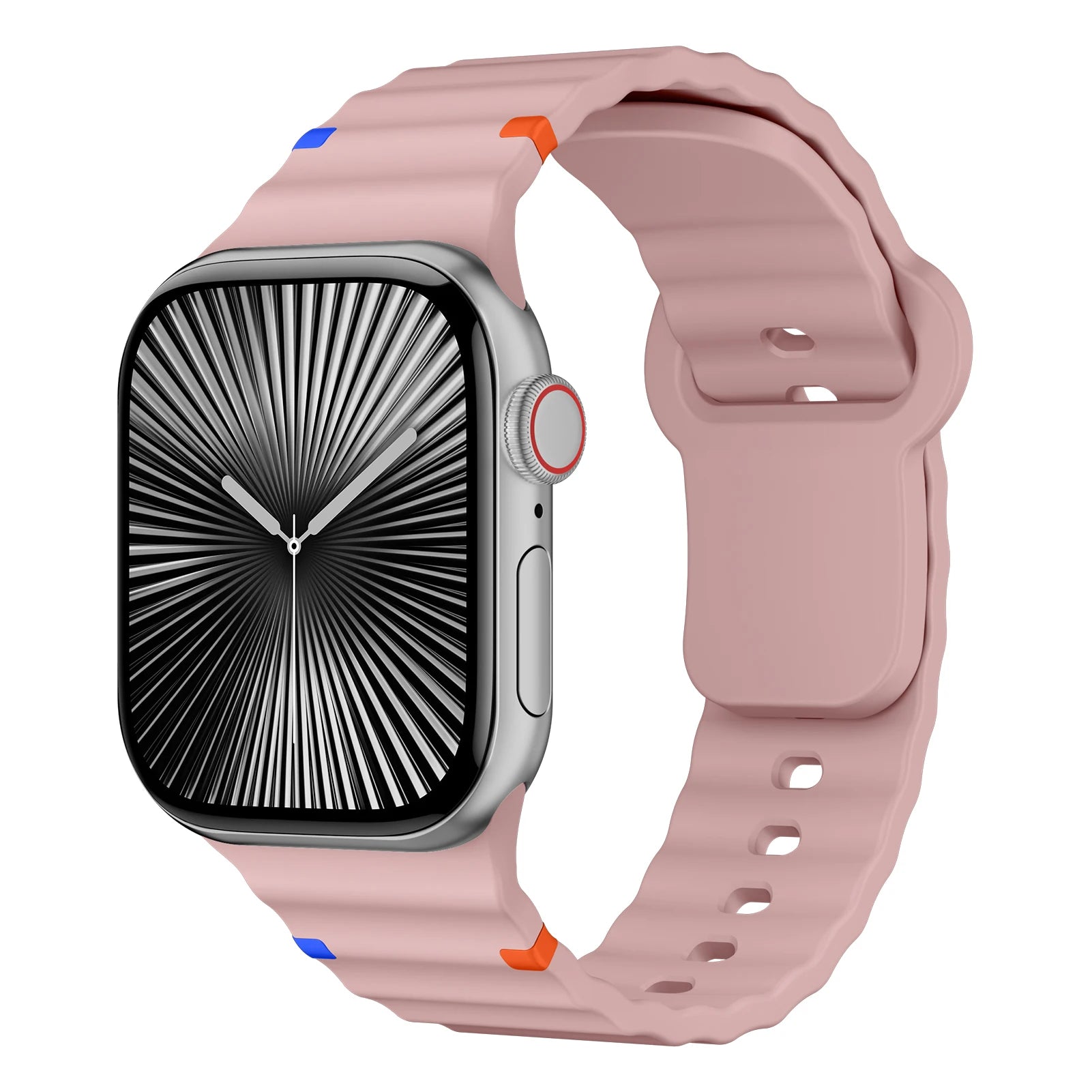 Sport Silicone band for Apple Watch band 44mm 40mm 49mm 45mm 46mm 42mm 38mm 41mm correa band Apple Watch Series 10 SE 9 Ultra 2