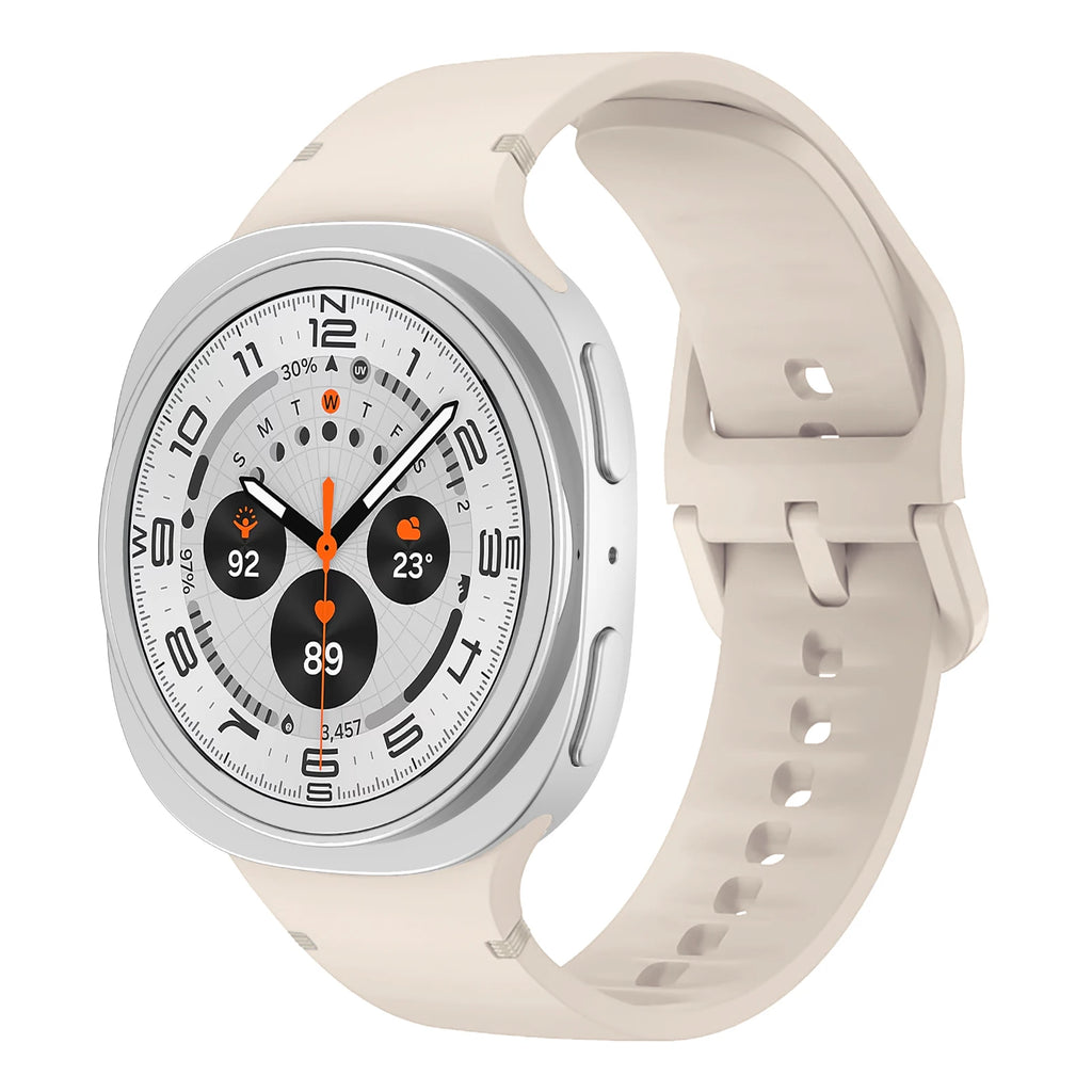 1:1 Sport Band for Samsung Galaxy watch 8 44mm 40mm 8 classic 46mm Wrist Replacement Belt Bracelet Correa Galaxy watch 8 Straps