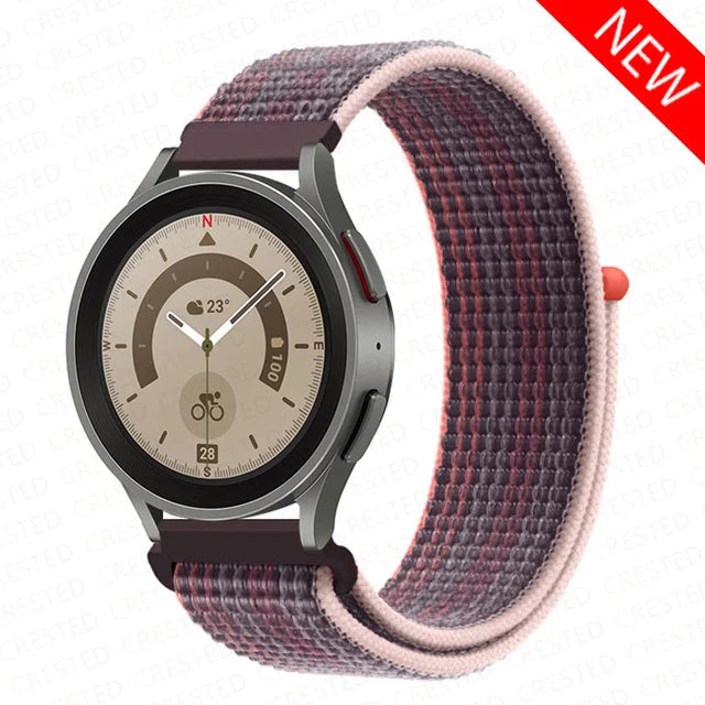 Band For Samsung Galaxy Watch 7/FE/4/5 Pro/6 classic/active 2 44mm 40mm Nylon correa Bracelet Huawei GT 2e 3 4 20mm 22mm Straps