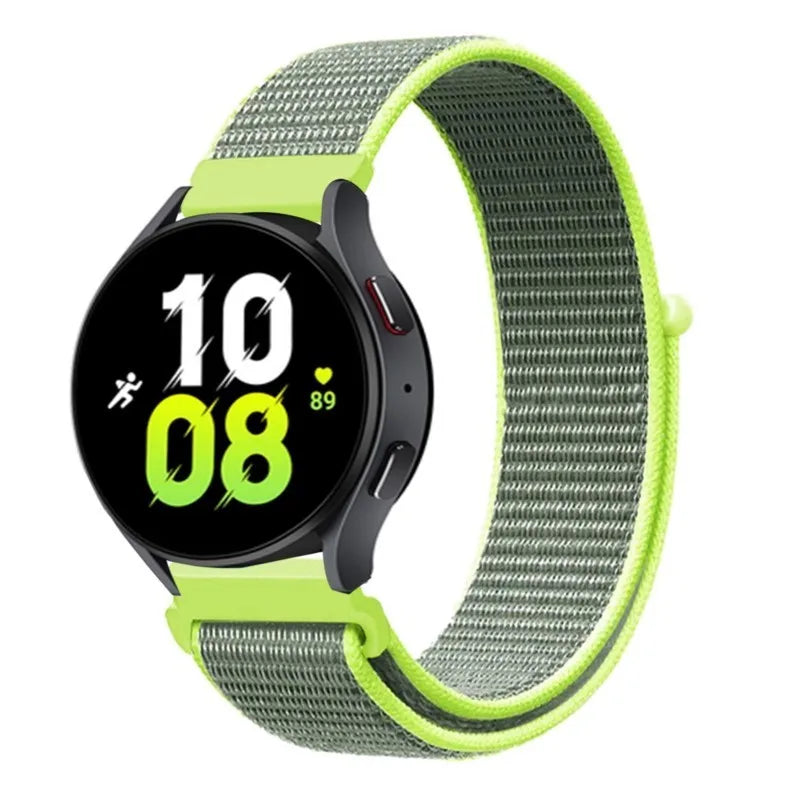Nylon loop For Samsung Galaxy Watch 6 5 Pro/4/classic/gear s3 frontier/active Sport Bracelet Huawei watch gt2 3 22mm 20mm Strap