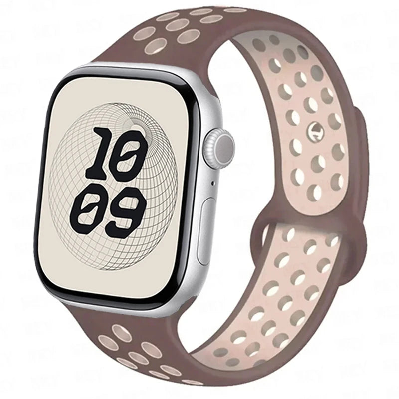 For Apple Watch 11 band S11 46mm 42mm 45mm 44mm 49mm 40mm 41mm Silicone band Sport band Apple Watch Series 10 8 7 6 5 9 SE Ultra3 2