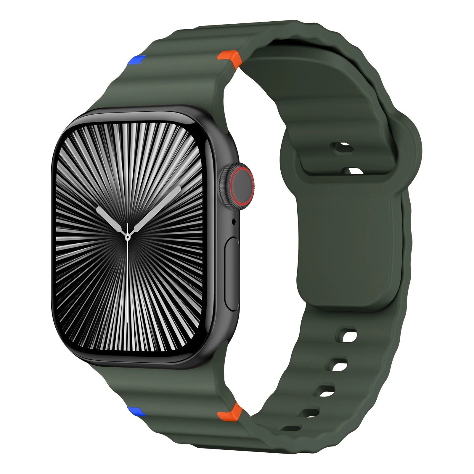 Sport Silicone band for Apple Watch band 44mm 40mm 49mm 45mm 46mm 42mm 38mm 41mm correa band Apple Watch Series 10 SE 9 Ultra 2