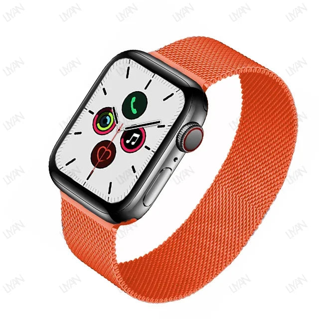 Milanese Loop for Apple Watch band 44mm 45mm 40mm 41mm 46mm 42mm pride band Apple Watch Series 9 8 7 6 SE 5 4 10 Ultra 2 49mm band
