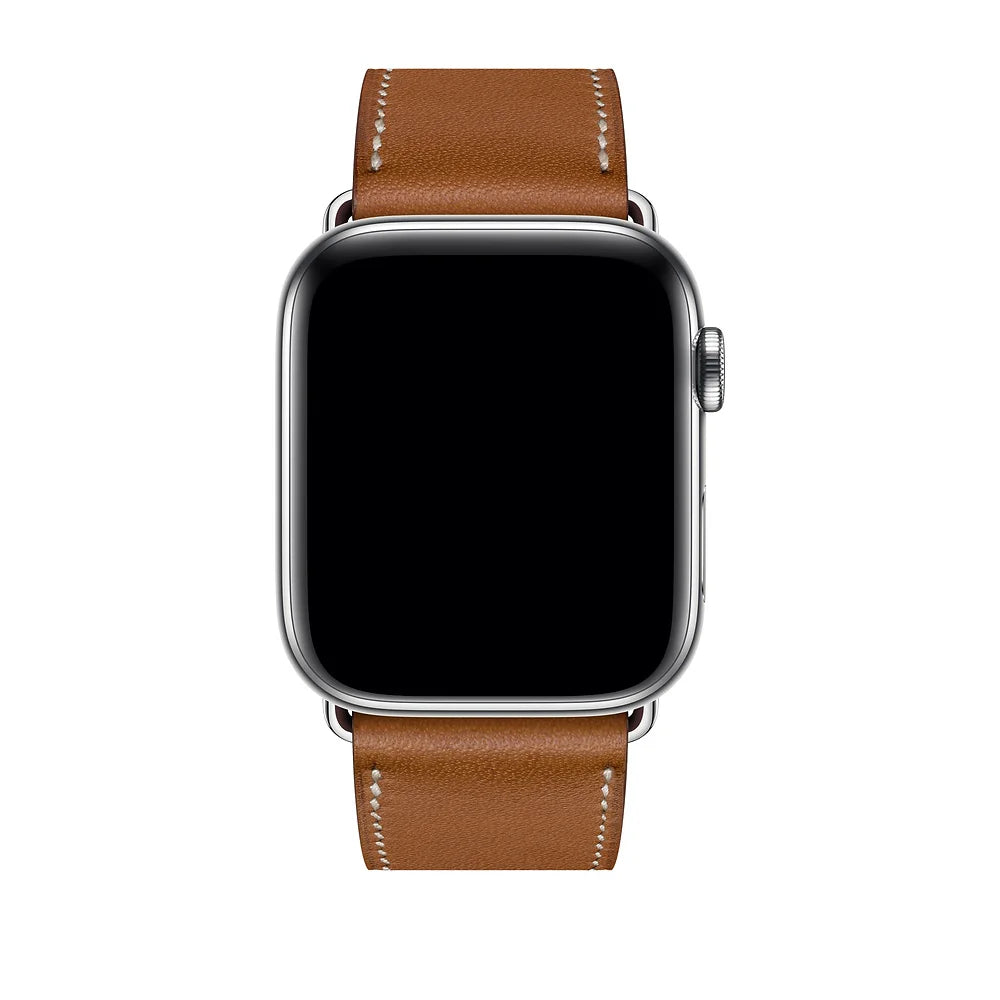 Genuine Leather band For Apple Watch Series 11 10 9 8 SE 3 band 46mm 44mm 41mm 45mm 42mm 38mm band Apple Watch Ultra 3 2 1 49mm
