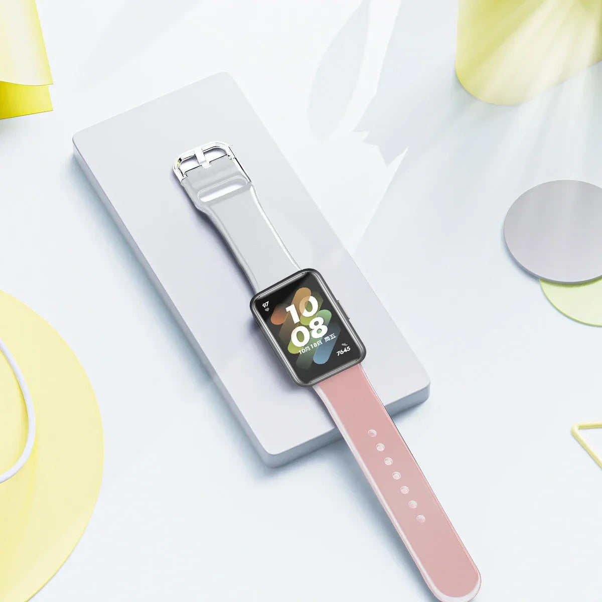 TPU Watchband For Samsung Fit3 Transparent Change Color Light Wrist Bracelet For Samsung Fit 3 Strap Silicone Replacement Strap