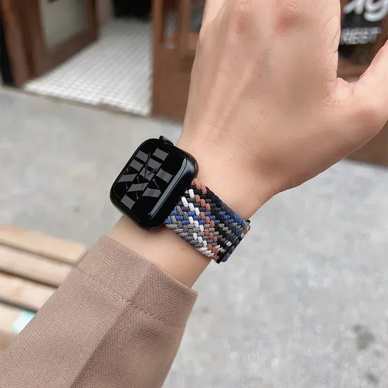 band for Apple Watch band Series 11 10 9 8 7 SE Ultra 3 49mm 46mm 42mm 44mm 45mm 40mm Braided band correa Apple Watch accessories