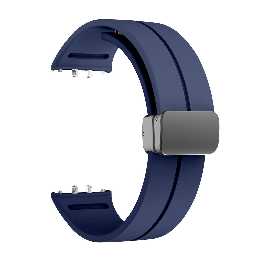 Sports Silicone Band For Samsung Galaxy Fit3 Fit 3 SM-R390 Magnetic D Buckle Strap Wristband Bracelet Replacement Accessories