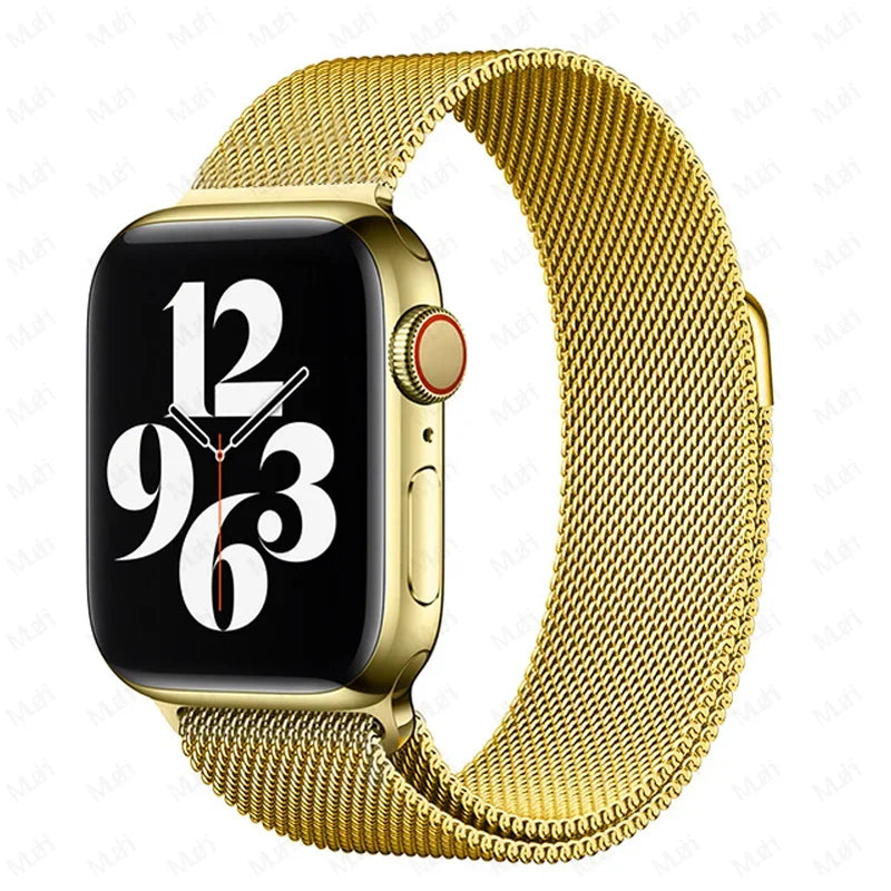 Milanese Loop for Apple Watch band 44mm 40mm 45mm 41mm 42mm 38mm 44mm band Ultra 2 49mm metal band Apple Watch Series 9 8 7 6 SE 5 4 3