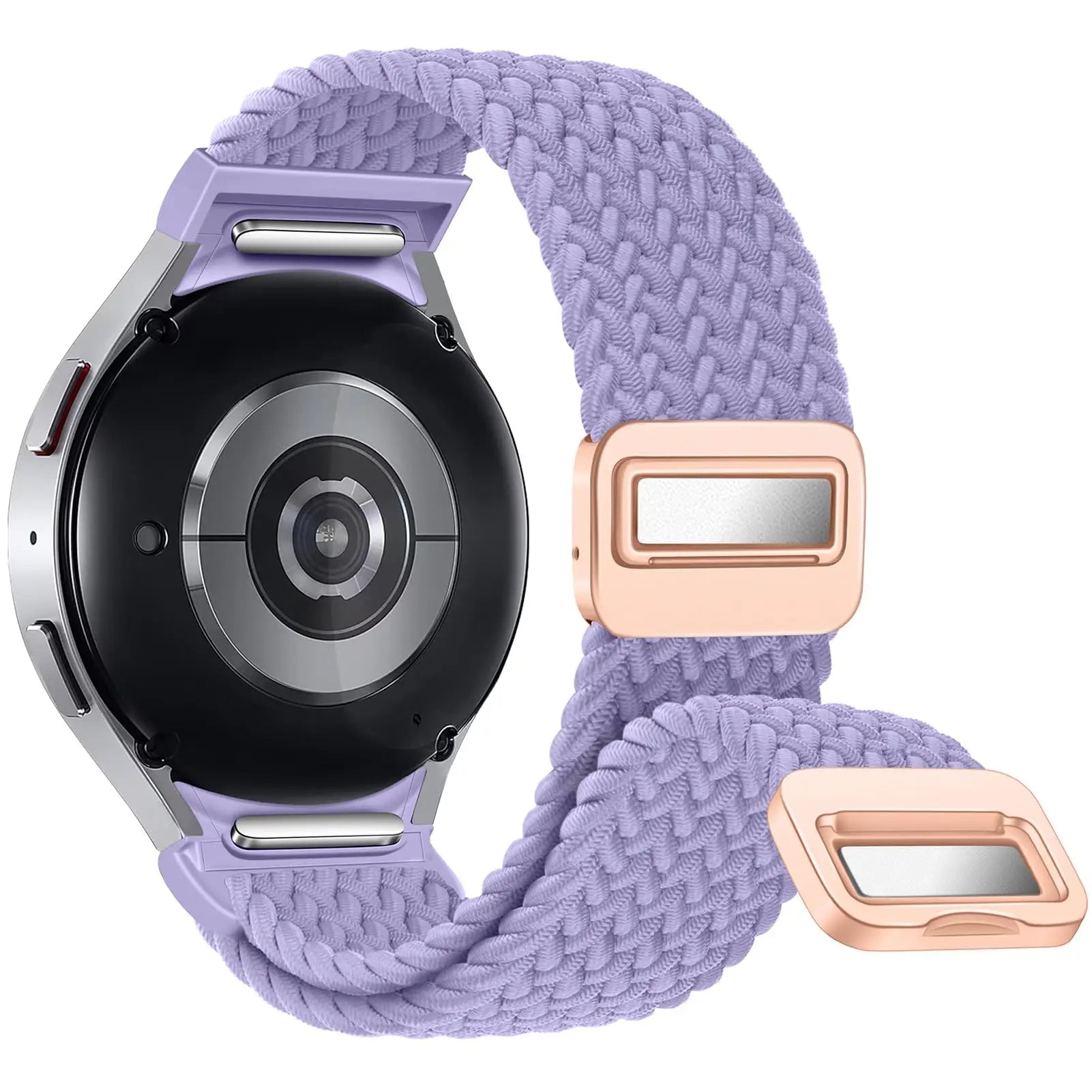 No Gaps Band For Samsung Galaxy Watch 7 6 4 classic/5 pro 47mm 44mm 40mm Braided solo loop Magnetic bracelet Galaxy watch6 strap