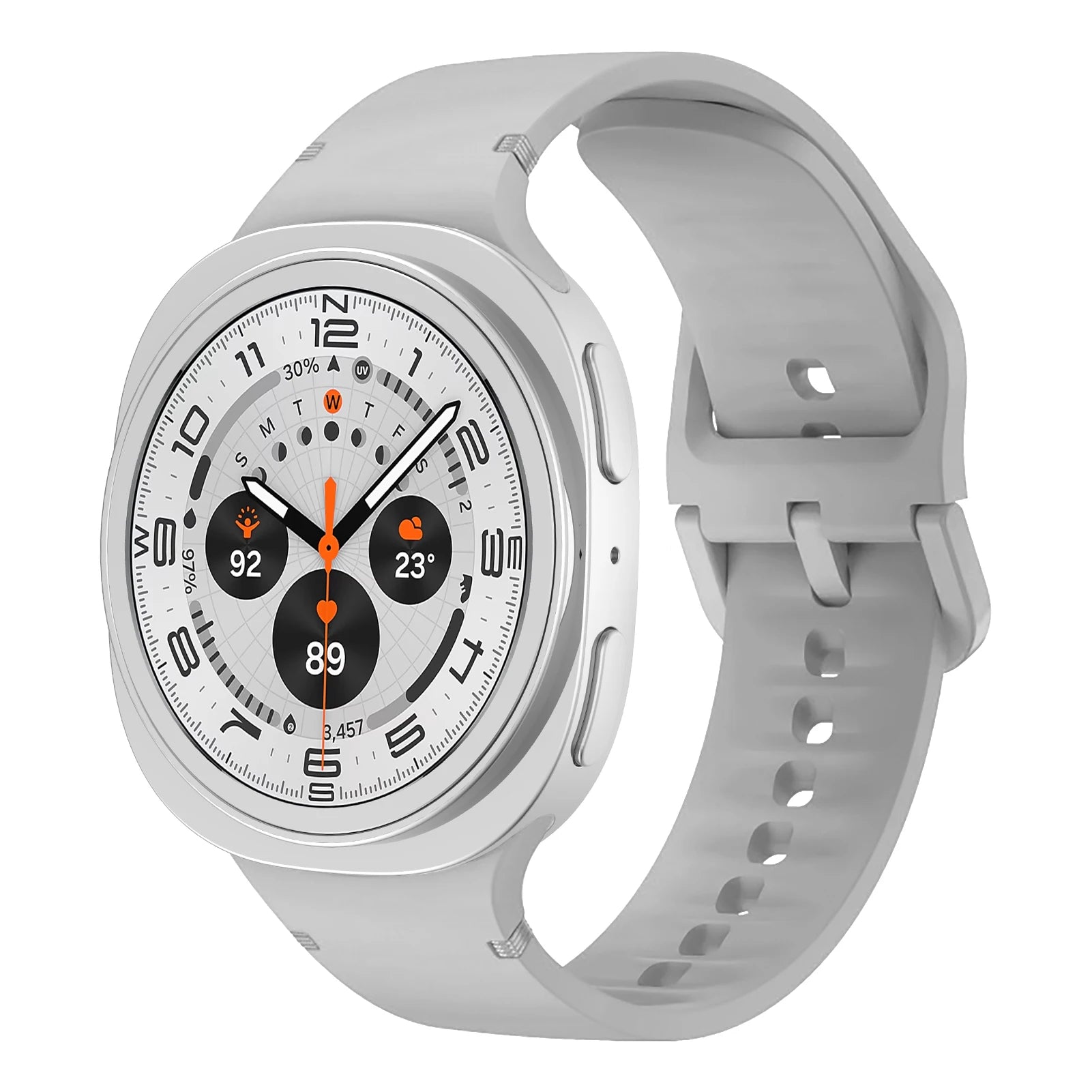 1:1 Sport Band for Samsung Galaxy watch 8 44mm 40mm 8 classic 46mm Wrist Replacement Belt Bracelet Correa Galaxy watch 8 Straps