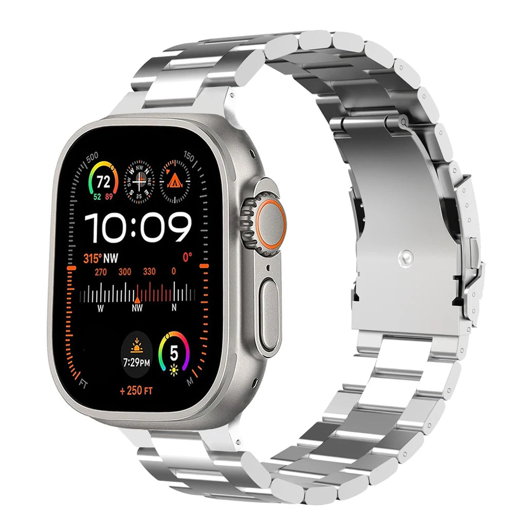 Ultra 3 2 Titanium Color band For Apple Watch 49mm 46mm 42mm 44mm 45mm metal band For Apple Watch 11 10 9 8 SE3 Stainless Steel band