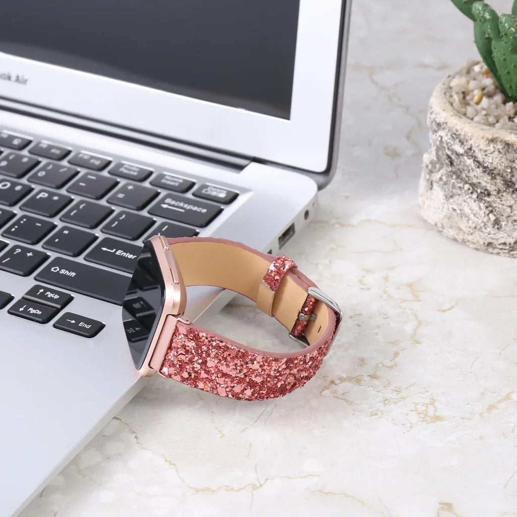 Leather band for Apple Watch band Ultra 49mm 38mm 40mm Women 42mm 44mm 41mm 45mm Glitter band i Watch Series 7 8 6 5 4 3 2