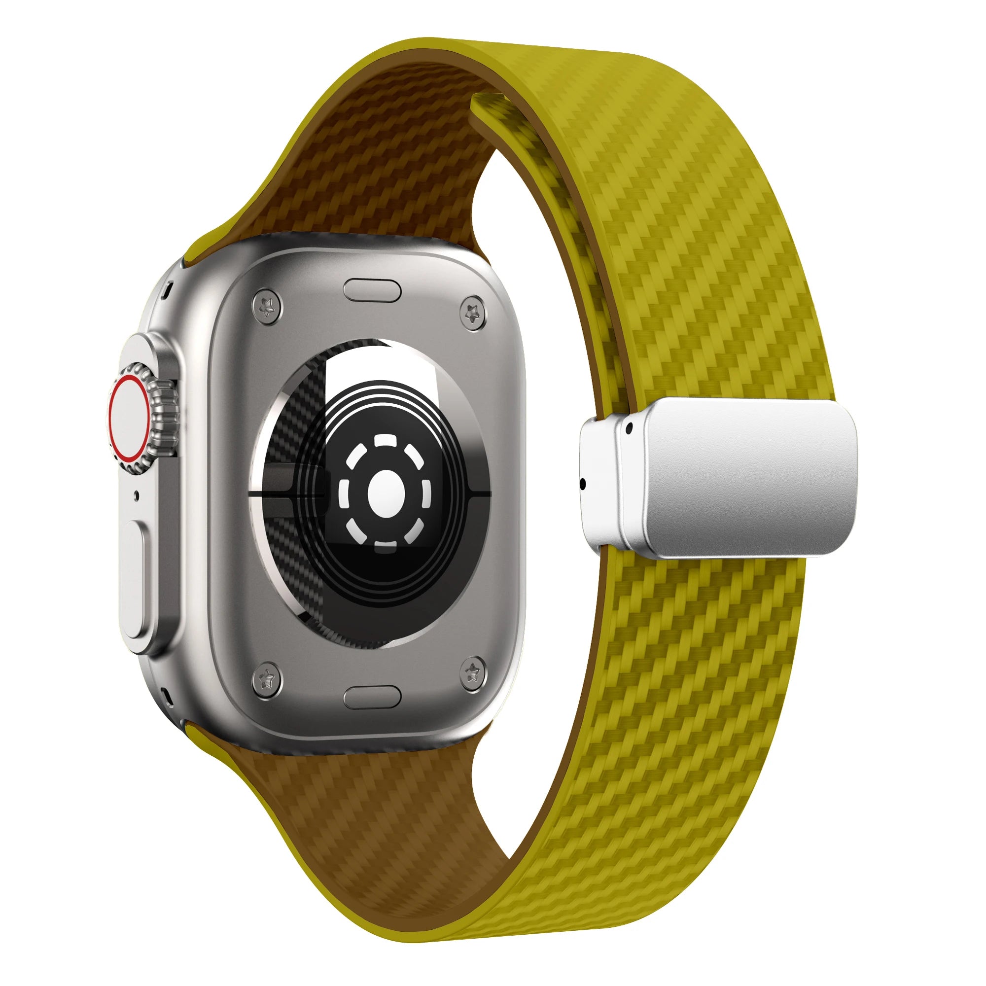 Magnetic buckle band For Apple Watch band 44mm 45mm 49mm 41mm 40mm 38mm Silicone band Apple Watch Ultra 2 Series 7 6 SE 8 9