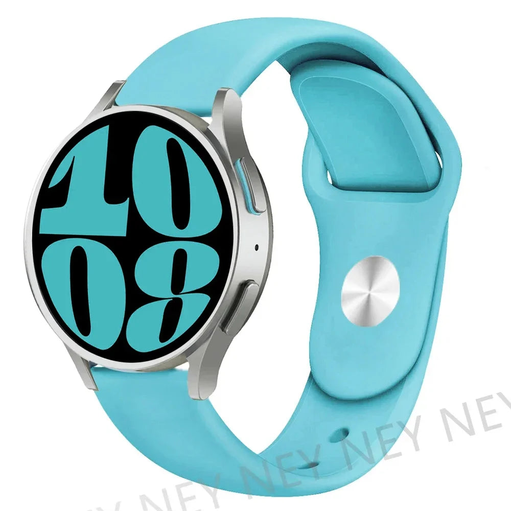 20mm 22mm strap For Samsung Galaxy watch 5 pro/6/4/Classic/Active 2/Gear S3 frontier silicone bracelet Huawei GT 2/2e/3 pro band