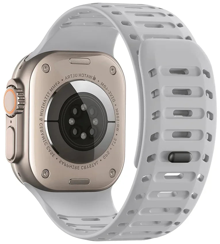 Magnetic Silicone band for Apple Watch Ultra 3 2 1 49mm Series 11 10 46mm Sport watch band Apple Watch 9 8 7 6 5 SE 3 45mm 44mm Band