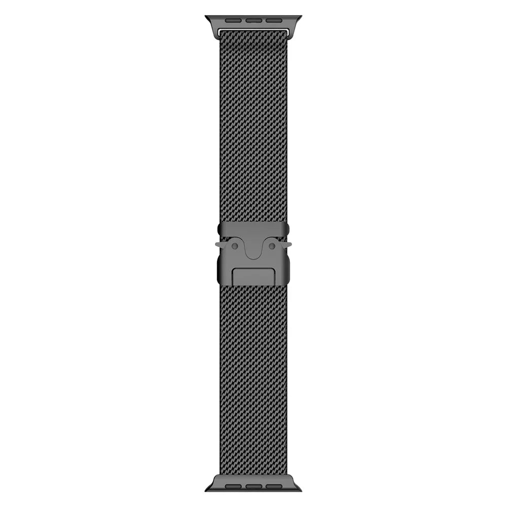 Titanium Milanese Loop For Apple Watch Ultra 2 49mm 46mm 42mm 41mm 45mm 44mm 38mm 40mm Series 10 9 8 7 6 5 4 SE band Accessories