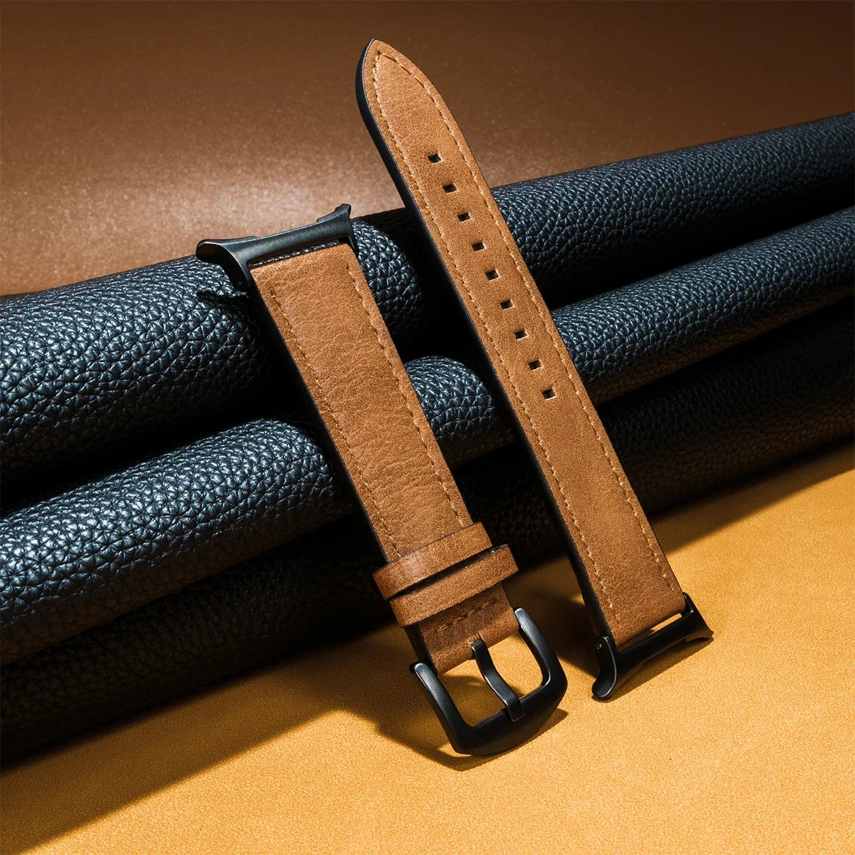 No Gaps Leather Strap for Samsung Galaxy Watch Ultra 47mm Wristband Bracelet for Galaxy Watch 7 Ultra 47mm Quick Business Band