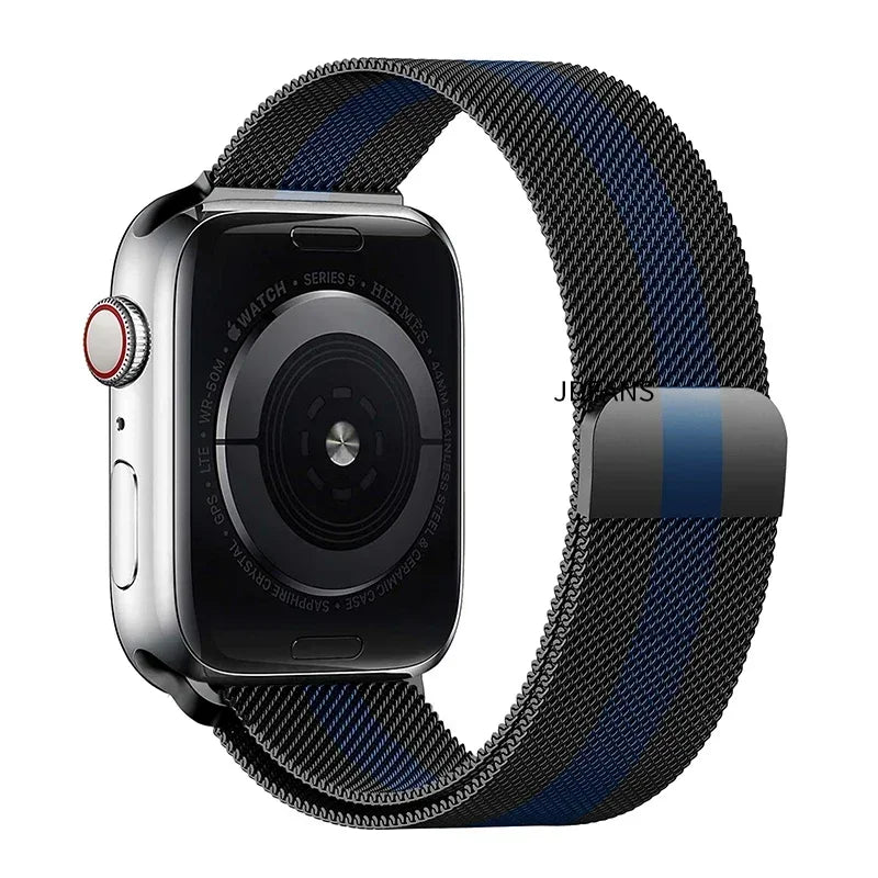 Milanese Loop for Apple Watch band 10 46mm 45mm 44mm 40mm 41mm 42mm 38mm 44mm band Ultra 2 49mm Apple Watch Series 9 8 7 6 SE 5 4 3