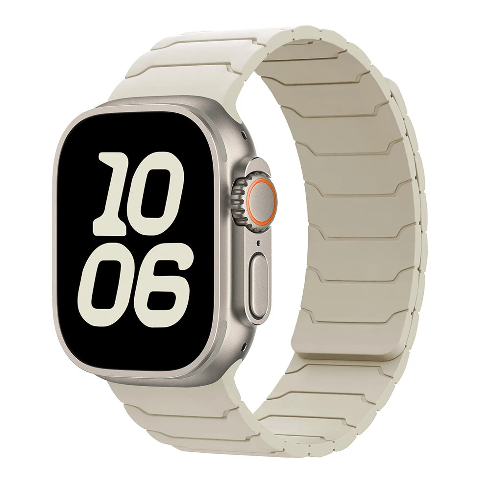 magnetic band For Apple Watch band Ultra 2 3 49mm 44mm 40mm 41mm 46mm 42mm 45mm 38mm Silicone band Apple Watch Series 11 9 8 SE 10