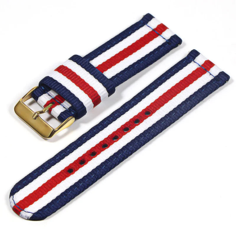 22mm Nylon watch strap For Samsung Galaxy watch 46mm 42mm Active2 Active1 Gear S3 frontier Sports nylon bang
