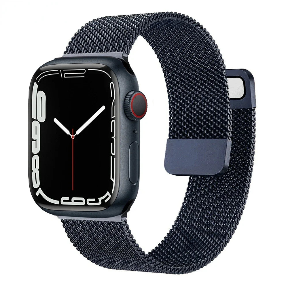 Milanese Loop band for Apple Watch 11 10 9 8 6 5 SE3 46mm 42mm 45mm 41mm 44mm 40mm Magnetic band Apple Watch Ultra 3 2 49mm band