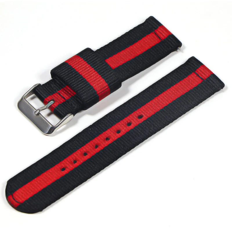 22mm Nylon watch strap For Samsung Galaxy watch 46mm 42mm Active2 Active1 Gear S3 frontier Sports nylon bang