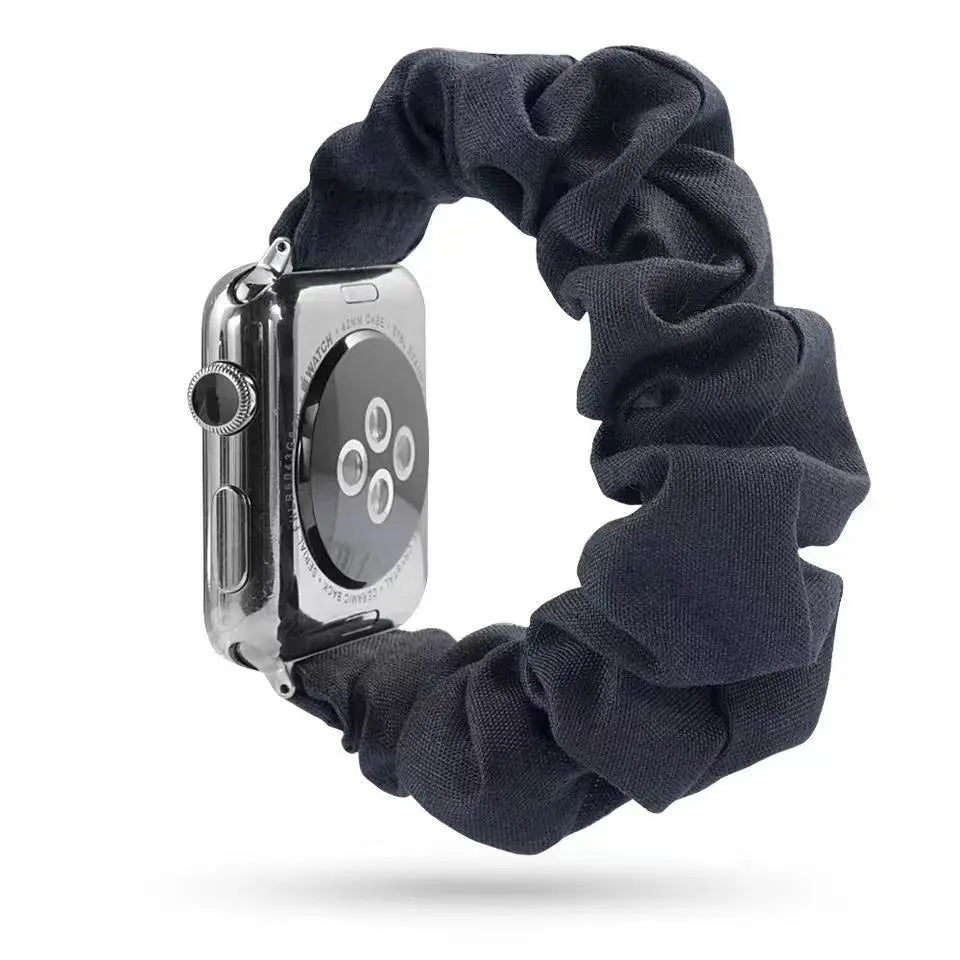 Nylon Elastic band for Apple Watch Ultra 2 49mm 9 8 7 45mm 41mm 6 5 4 SE 40mm 44mm Woman band belt Apple Watch 10 46mm 42mm band