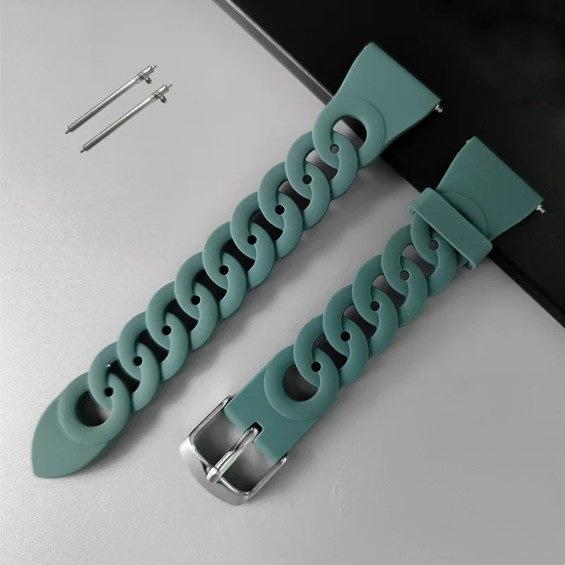 20mm 22mm Strap For Samsung Galaxy Watch 7 6 5 4/Amazfit Bip 6/Active 2/Balance 2/Huawei watch 5/GT 5/Redmi 5 Active/Lite band