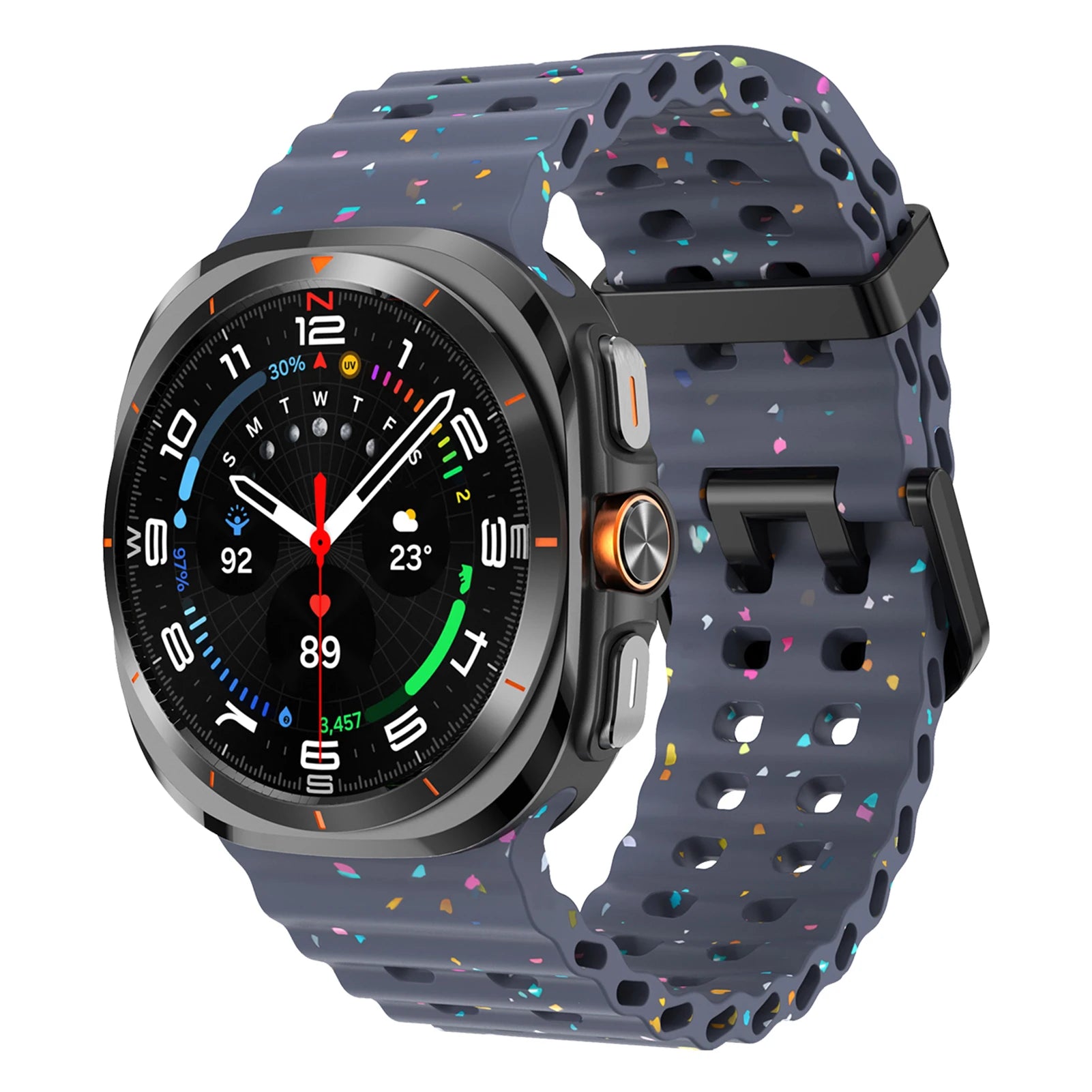 Luminous Strap for Samsung Galaxy Watch 7 Ultra 47mm Smart Watchband Silicone Bracelet for Galaxy Watch 7 Ultra Men Women Correa