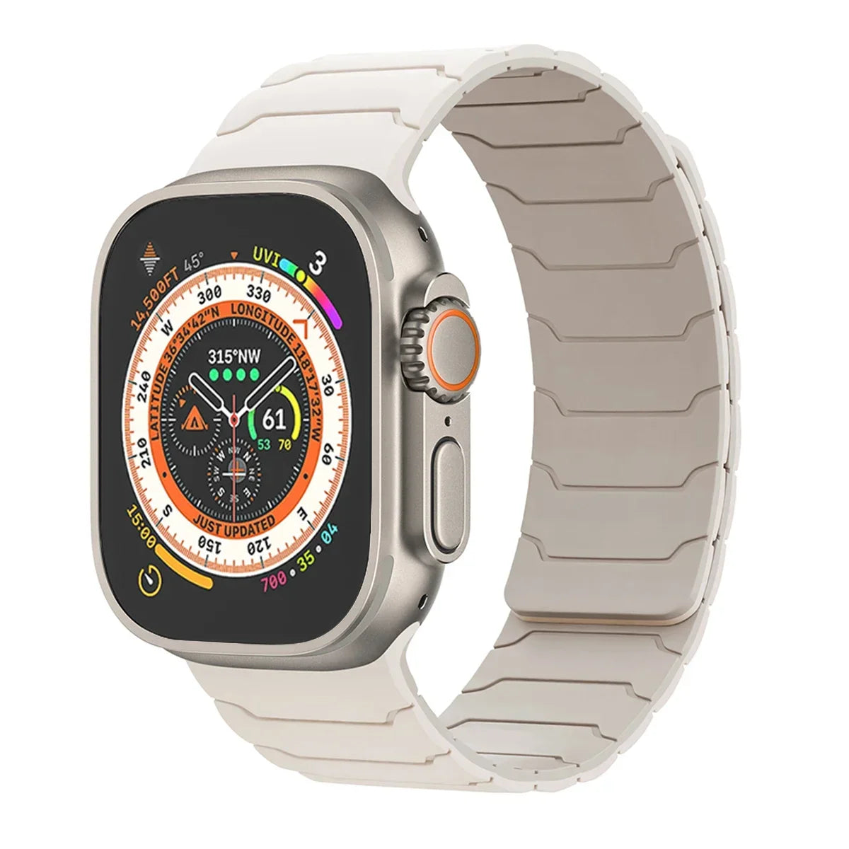 Magnetic band for Apple Watch band Ultra 2 49mm 46mm 44mm 41mm 45mm 42mm Silicone band Apple Watch Series 10 9 8 7 6 5 4 SE band
