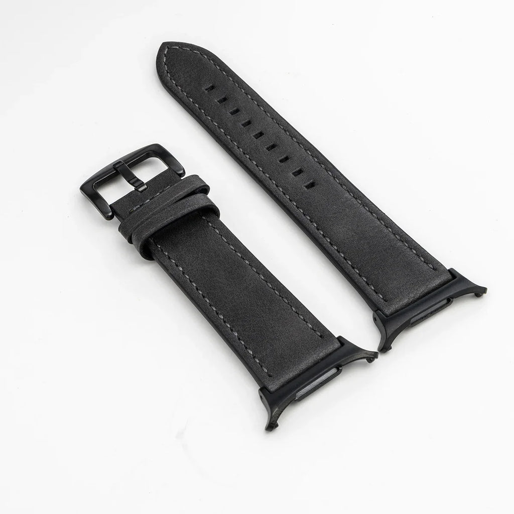No Gaps Leather Strap for Samsung Galaxy Watch Ultra 47mm Wristband Bracelet for Galaxy Watch 7 Ultra 47mm Quick Business Band