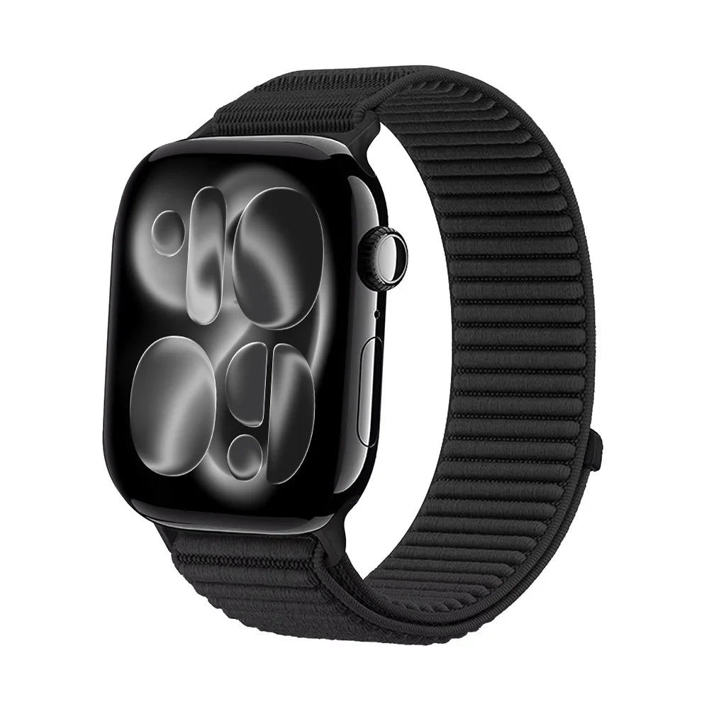 Braided Nylon Loop band for Apple Watch band 42mm 46mm 45mm 44mm 46mm 49mm band brecelet correa Apple Watch Ultra 3 SE 11 10 9 8 7 bands