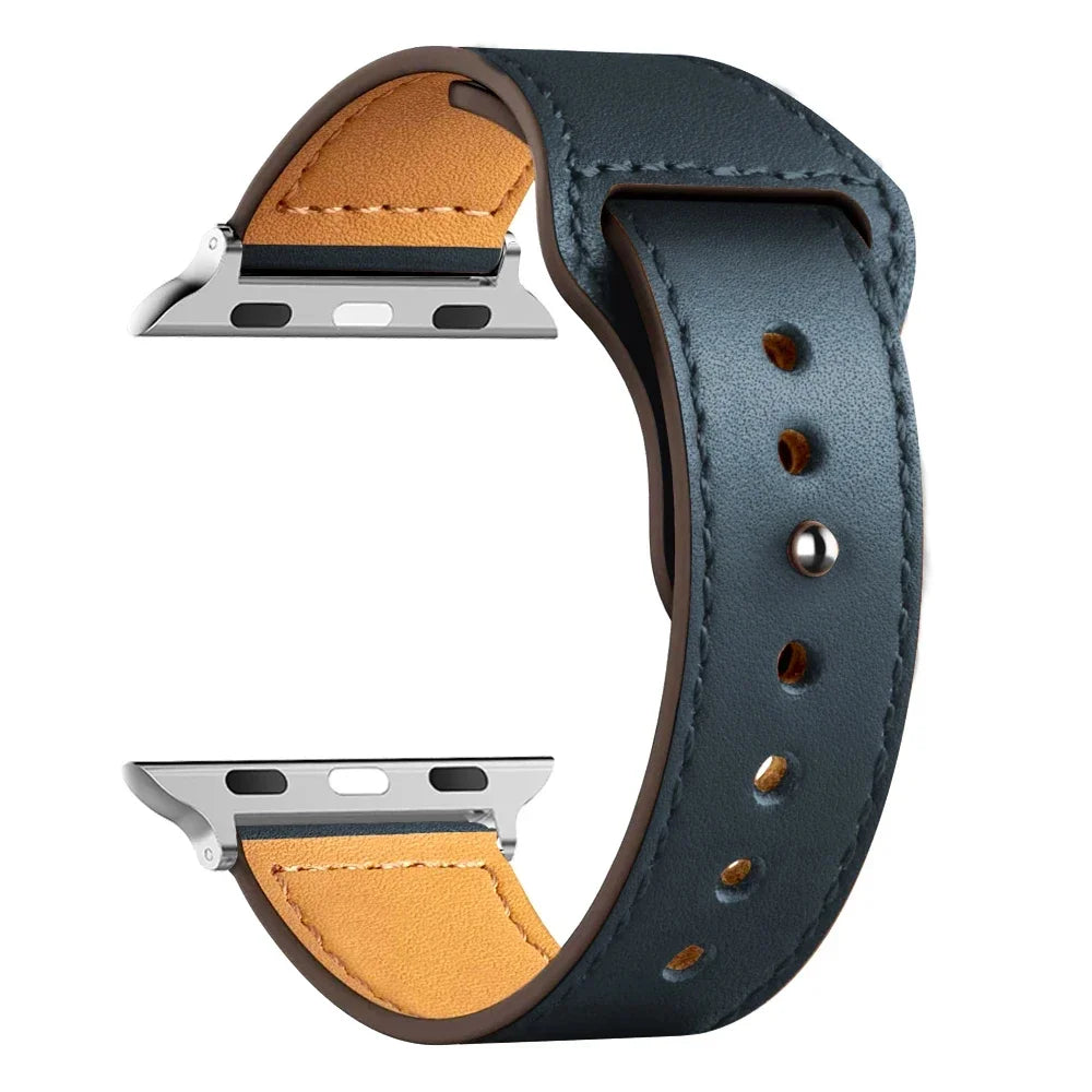 Leather band For Apple Watch band Ultra 49mm 46mm 44mm 40mm 38mm 42mm sport band Apple Watch Series 10 9 8 7 3 5 6 SE 41mm 45mm