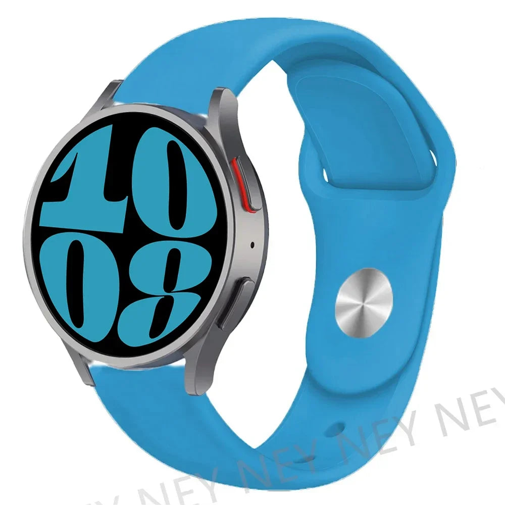 20mm 22mm strap For Samsung Galaxy watch 5 pro/6/4/Classic/Active 2/Gear S3 frontier silicone bracelet Huawei GT 2/2e/3 pro band