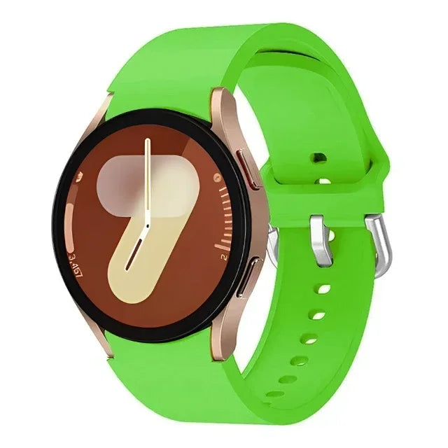 Original Silicone Strap For Samsung Galaxy Watch 7/6/5/4 44mm 40mm 5 Pro Sports Bracelet Galaxy Watch 6 4 Classic 47mm 43mm Band