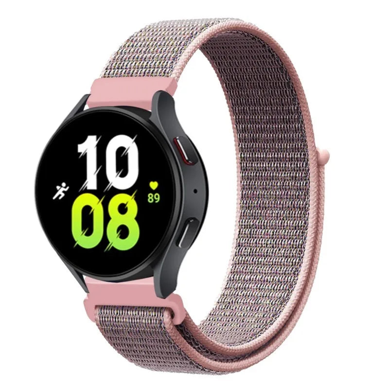 Nylon loop For Samsung Galaxy Watch 6 5 Pro/4/classic/gear s3 frontier/active Sport Bracelet Huawei watch gt2 3 22mm 20mm Strap