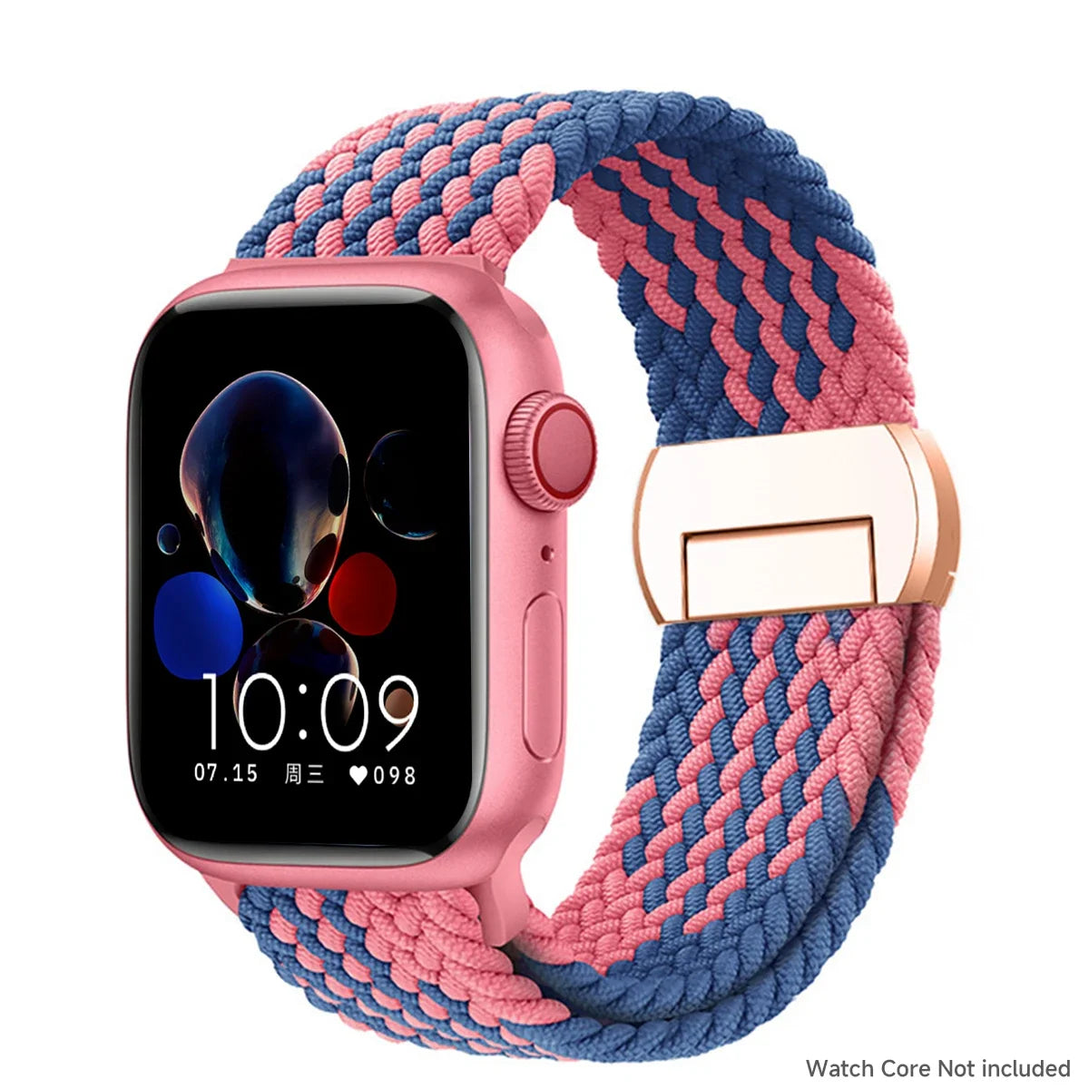 Braided band For Apple Watch band 44mm 40mm 45mm 49mm 41mm 38mm buckle band Apple Watch Series SE 10 9 8 7 6 Ultra 2 Magnetic Band