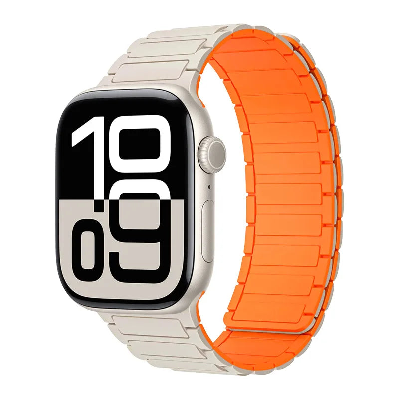 Magnetic Silicone band for Apple Watch Ultra 3 2 49mm 46mm 42mm 45mm 44mm 40mm 41mm band Apple Watch Series 11 10 9 8 7 6 SE band