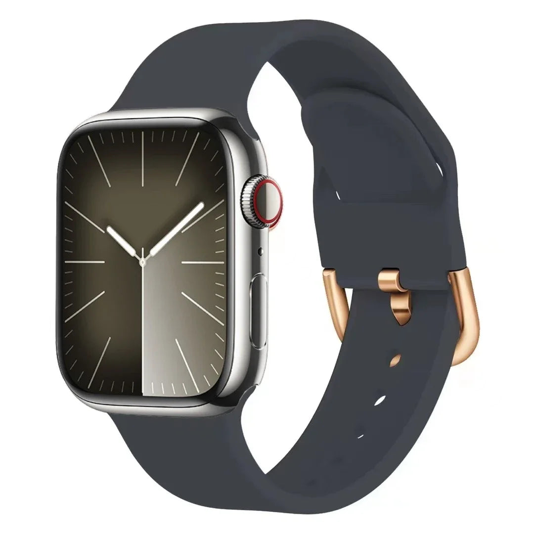 Silicone band For Apple Watch band 11 10 9 8 7 46mm 42mm 45mm 41mm Ultra 3 49mm sport band Apple Watch 6 5 4 SE 44mm 40mm Belt