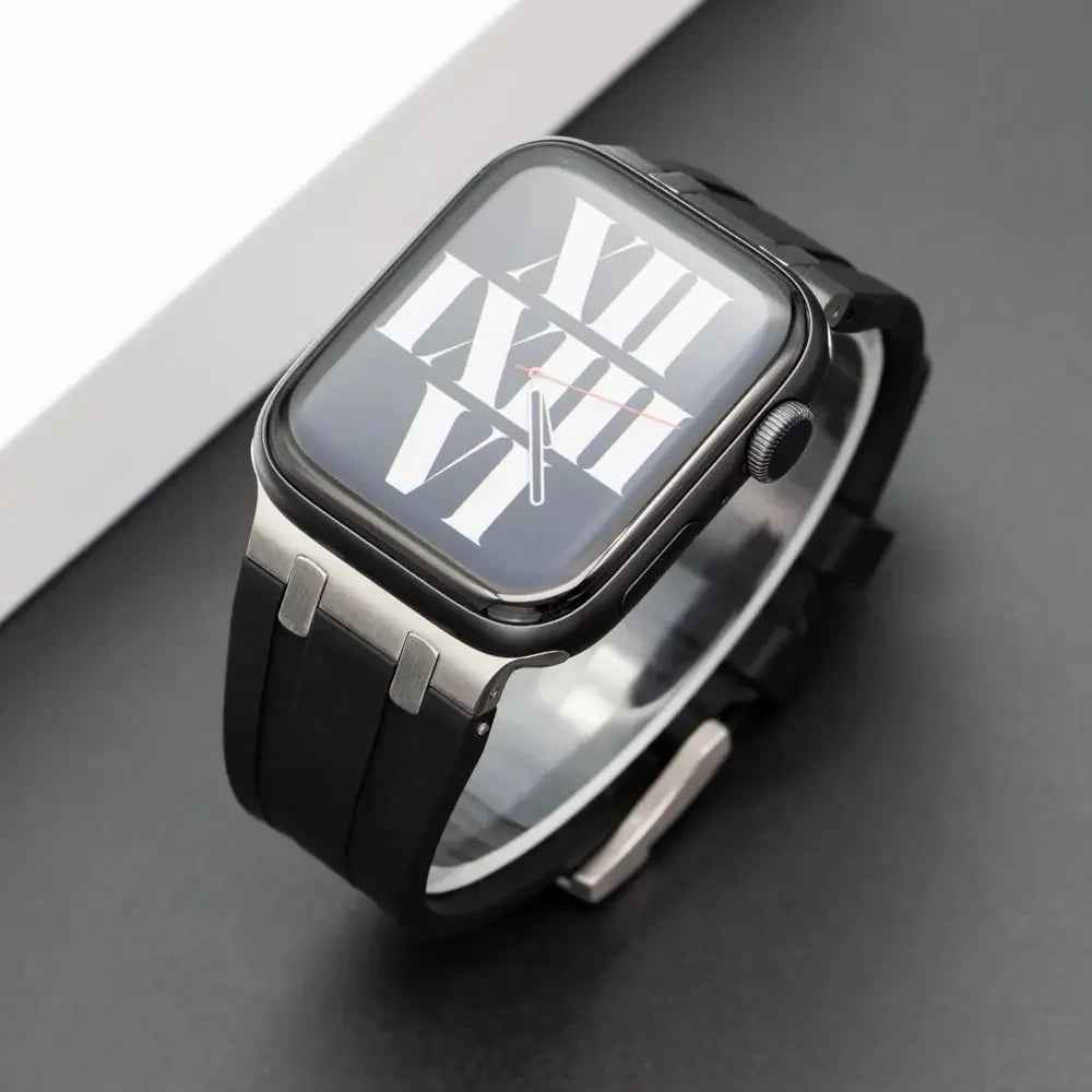 Silicone For Apple Watch Ultra 49mm sport Rubber band For Apple Watch 9 8 7 6 5 4 SE 3 2 1 42mm 44mm 45mm 41mm 40mm 38mm band