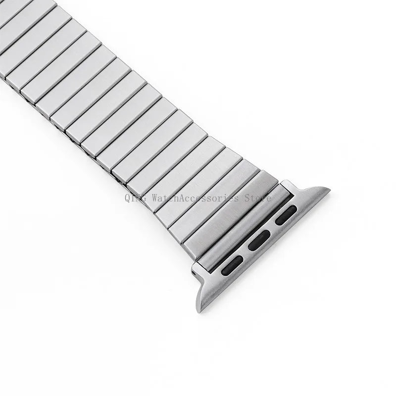 for Apple Watch band 40mm 44mm 45mm 41mm Slim metal Elastic Stretch watch band Bracele band for Apple Watch 7 6 SE 5 4 8 49mm 42mm 38mm