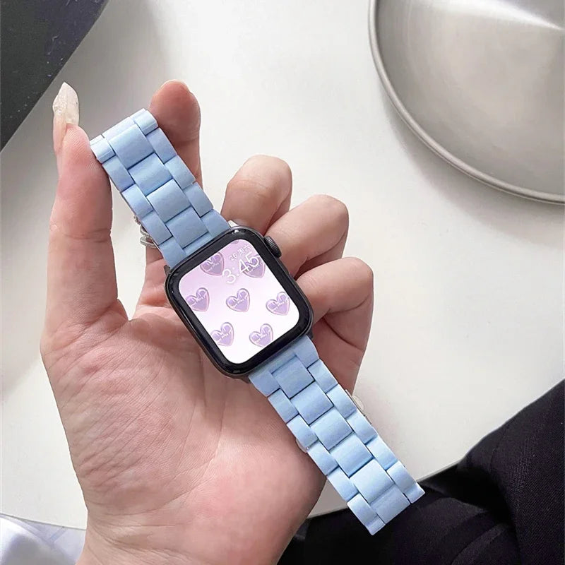 Candy band For Apple Watch band 44mm 40mm 41mm 45mm 38mm 42mm emovable link band Apple Watch Series 9 8 7 SE 6 5 4 3 Ultra 2 49mm