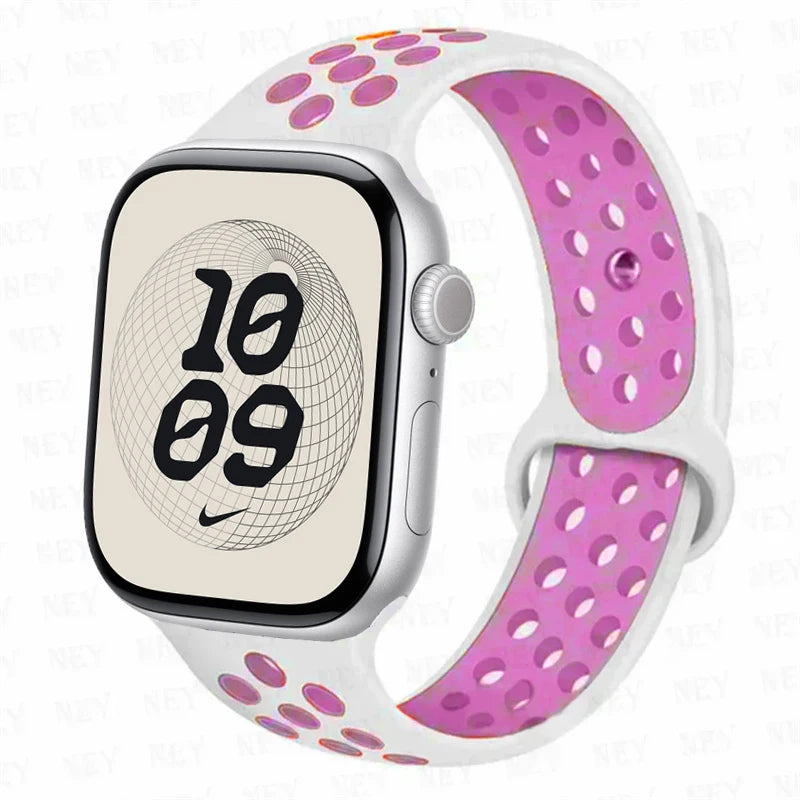 For Apple Watch 11 band S11 46mm 42mm 45mm 44mm 49mm 40mm 41mm Silicone band Sport band Apple Watch Series 10 8 7 6 5 9 SE Ultra3 2