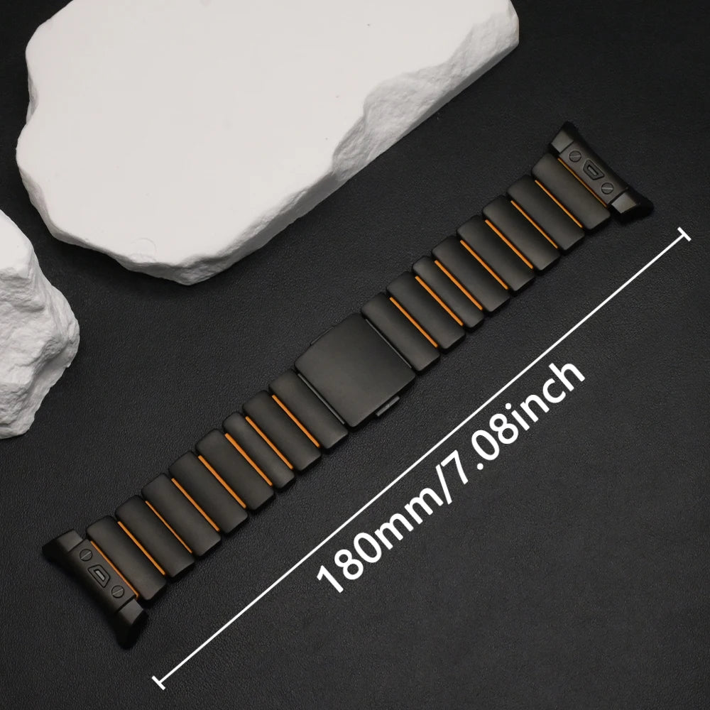 Titanium Strap for Samsung Galaxy Watch 8 Ultra 2025 Watchband Rubber Metal Band for Samsung Galaxy Watch Ultra 47mm 2024 Correa