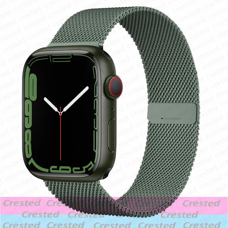 Magnetic band For Apple Watch band 44mm 40mm 45mm 46mm 49mm 42mm 41mm 38mm belt band Apple Watch Series 10 9 3 6 7 8 SE Ultra 2