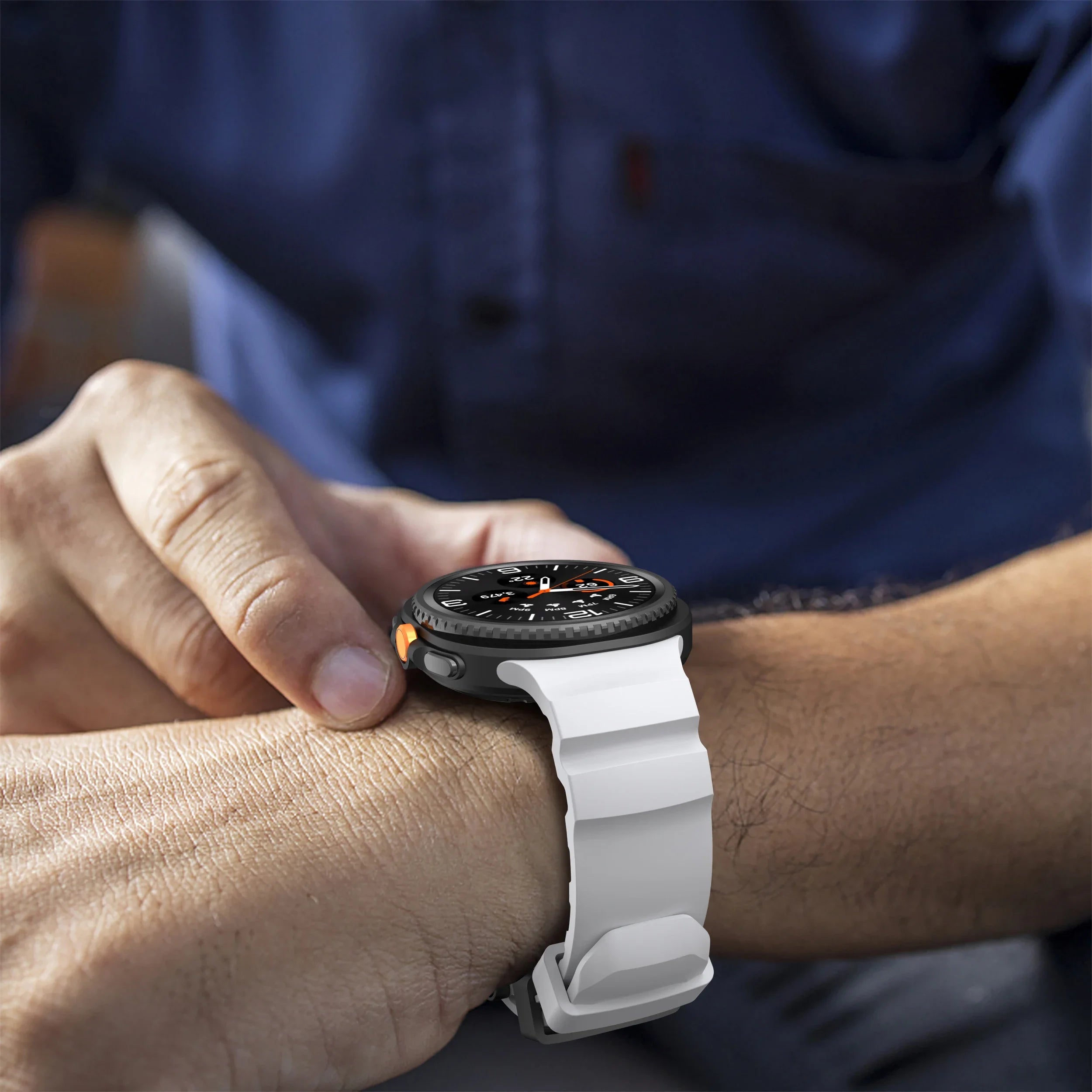 Trail Silicone Band for Samsung Galaxy Watch 8 Strap 44mm 40mm No Gaps Bracelet for Galaxy Watch 8 Classic 46mm Sport Wristband